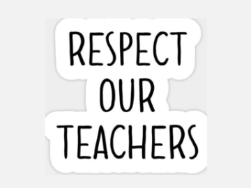 respect to teachers