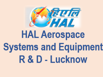 HAL – Aerospace Systems and Eqpt R&D – ASEDRC – Lucknow