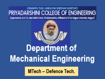 Department of Mechanical Engineering - Priyadarshini College of Engineering