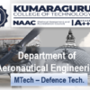 Department of Aeronautical Engineering - Kumarguru Engineering College