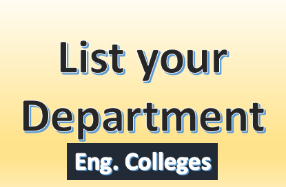 List your Department - Engineering College