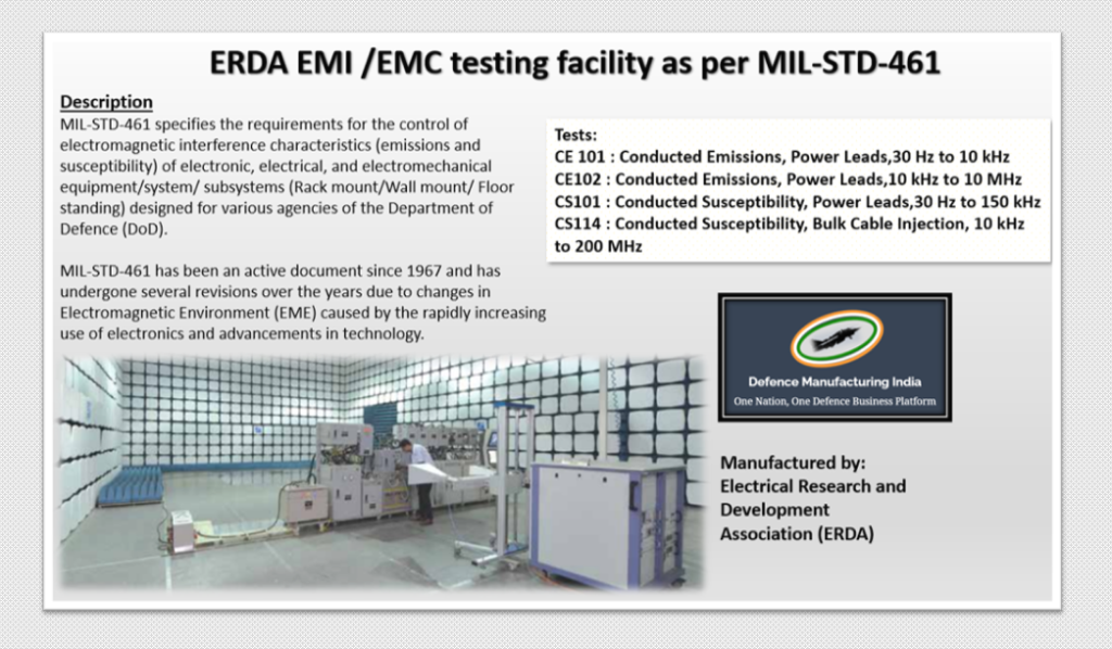 ERDA Testing Facility