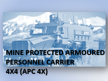 Mine Protected Armoured Personnel Carrier